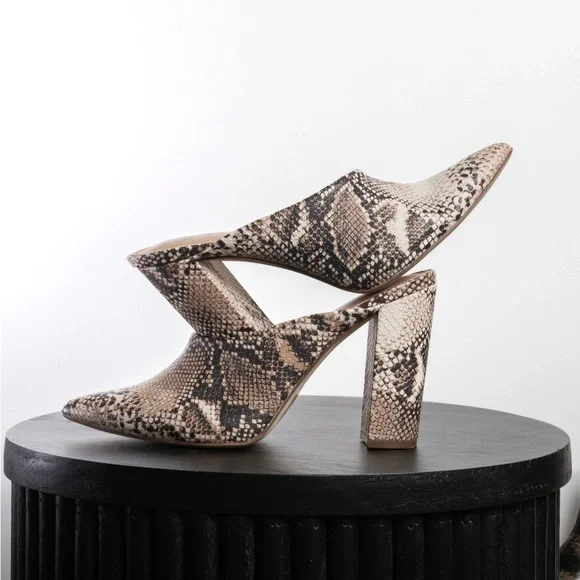 Call It Spring Snakeskin Mules - Picture 1 of 7